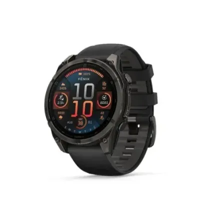 Garmin Fenix 8 AMOLED Sapphire Часы, 47 мм, Углеродно-серый титан DLC с