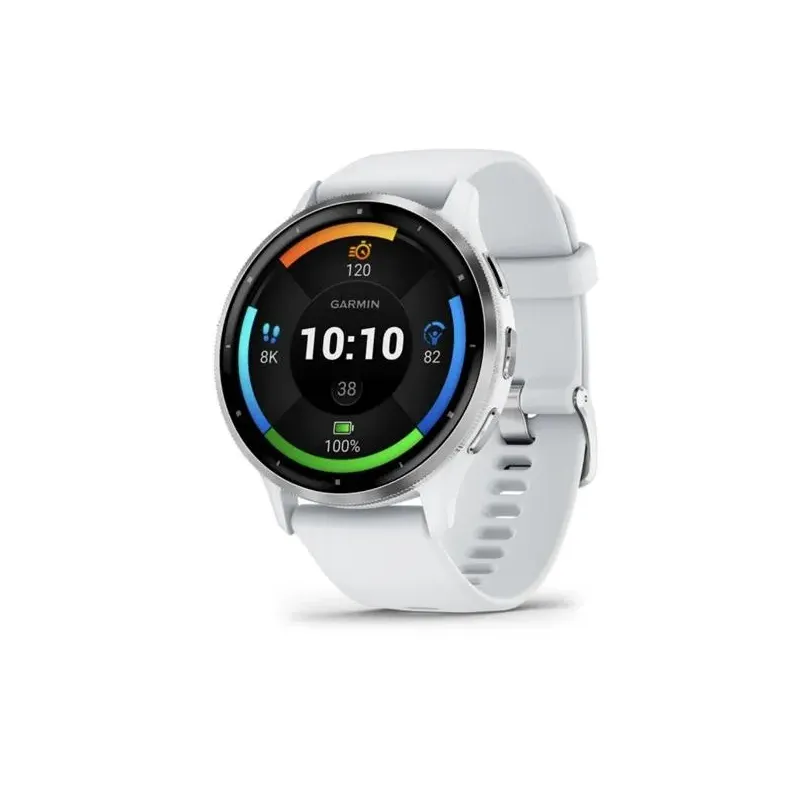 Garmin Venu 3 Смарт-часы, 45 mm, Серебристыe/Белыe