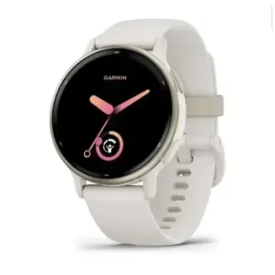 Garmin vivoactive 5 Часы цвет слоновой кости/золота, силиконовым ремешком