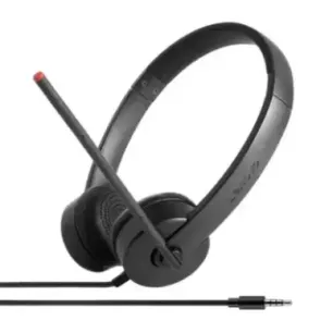 Lenovo Stereo Analog Headset Wired Head-band Office/Call center Black
