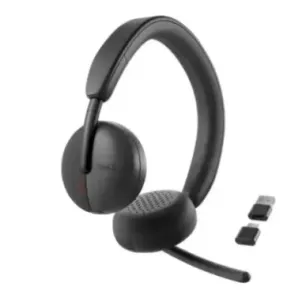 DELL WL3024 Headset Wired &amp Wireless Head-band Calls/Music USB Type-C Bluetooth Black