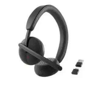 DELL WL3024 Headset Wired &amp Wireless Head-band Calls/Music USB Type-C Bluetooth Black