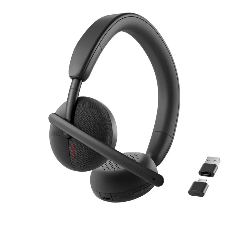 DELL WL3024 Headset Wired &amp Wireless Head-band Calls/Music USB Type-C Bluetooth Black