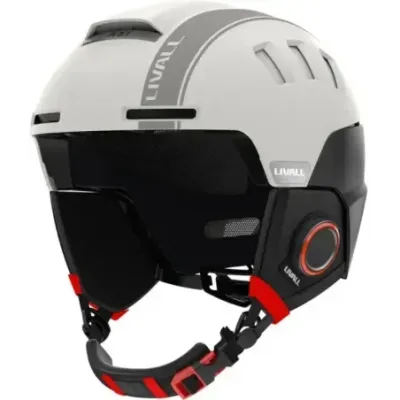Kask narciarski Bluetooth 57-61cm Intercom/SOS biał