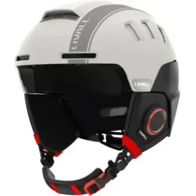Kask narciarski Bluetooth 57-61cm Intercom/SOS biał