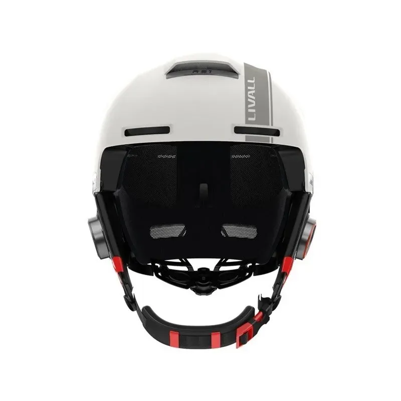 Kask narciarski Bluetooth 57-61cm Intercom/SOS biał