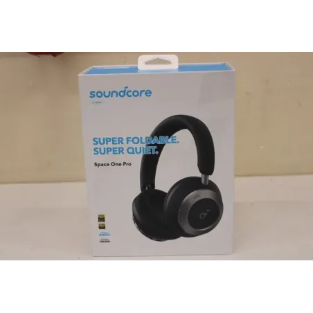 SALE OUT. Anker Soundcore Space One Pro Over-ear Headphones, Black Anker Soundcore Foldable Headphones Space One