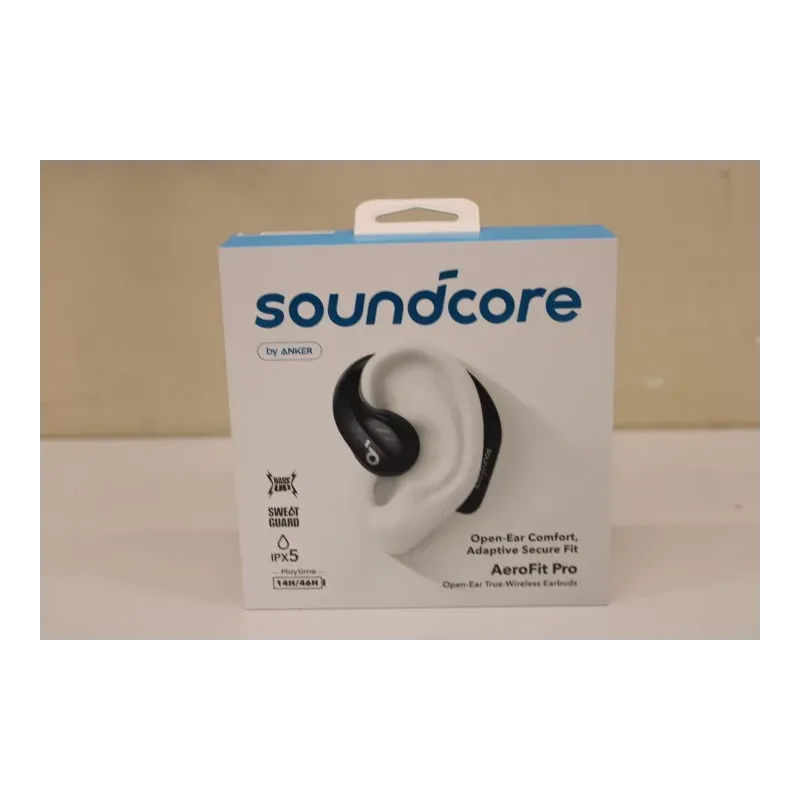 SALE OUT. Anker Soundcore AeroFit Pro Open-Ear Headphones, Wireless, Black Anker Soundcore Open-Ear Sport Headphones