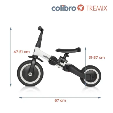 4 в 1 Трехколесный велосипед  Colibro Tremix Yellow — в наличии!