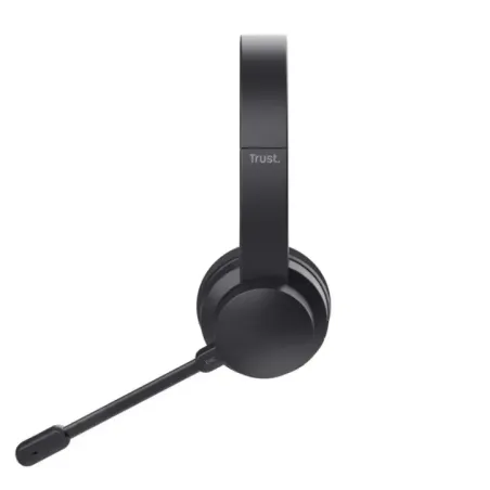 Trust Ayda Headset Wired &amp Wireless Head-band Calls/Music USB Type-C Bluetooth Black