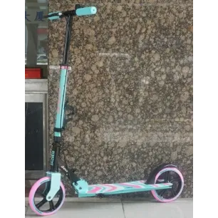 Stiilne tõuks Zea Mint/Pink 200mm - suured rattad + käsipidur