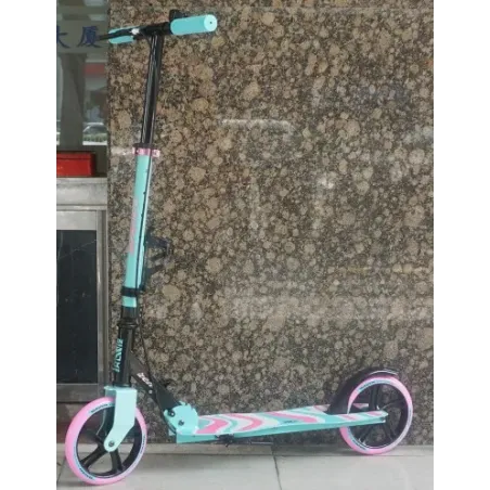 Stiilne tõuks Zea Mint/Pink 200mm - suured rattad + käsipidur