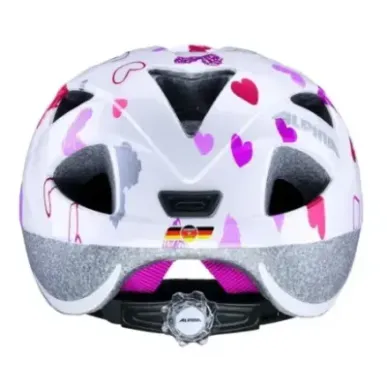 Bike helmet Alpina Ximo, white in hearts, 49-54