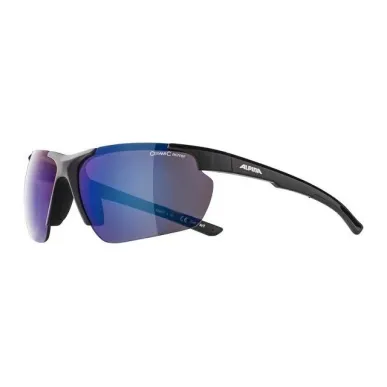 ALPINA Bike Glasses DEFEY HR colour BLACK Glass BLUE MIRROR Cat.3