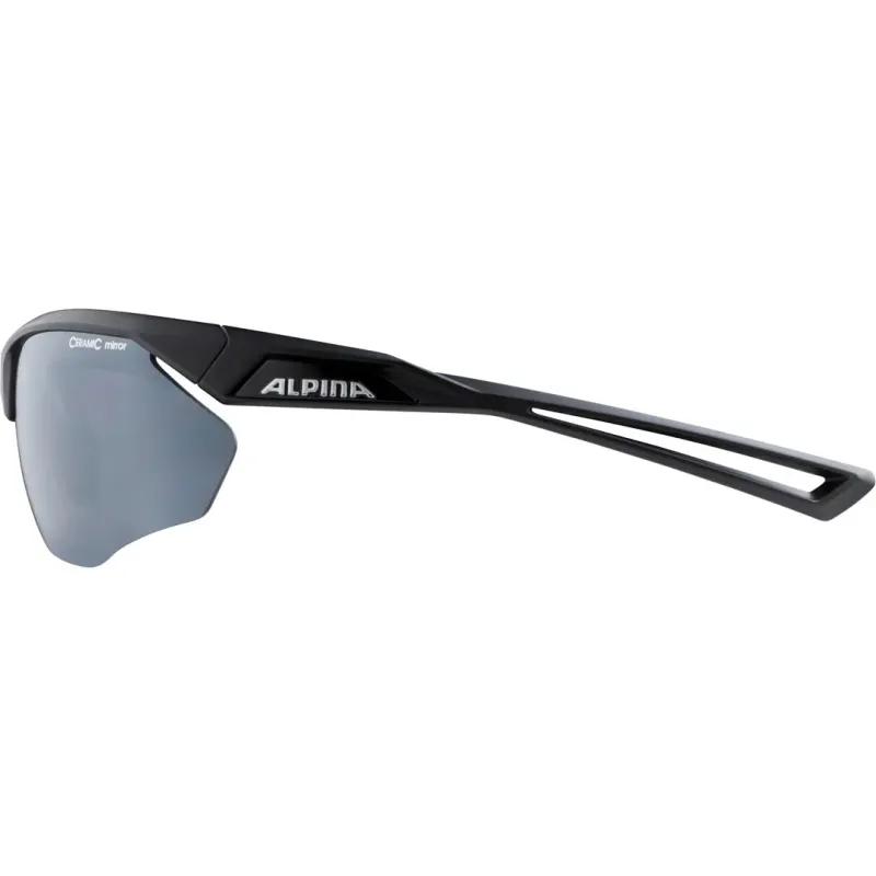 Sports cycling glasses Alpina Nylos HR Black
