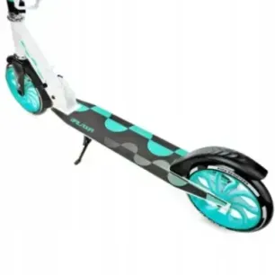 LED Tõukeratas Raven Galaxia White/Mint 200mm pudelihoidjaga+kell