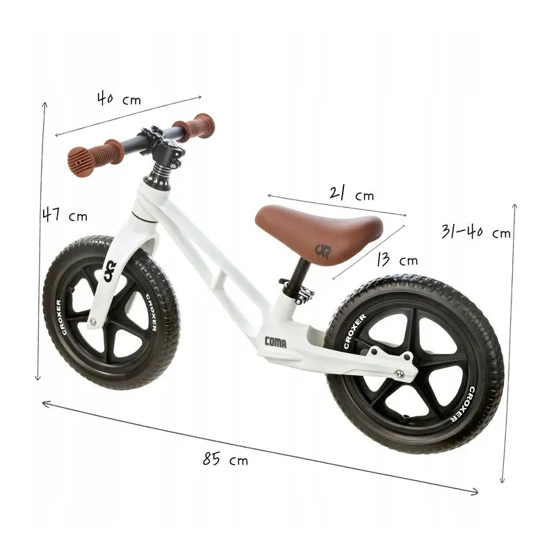 Super kerge jooksuratas Croxer Coma White/Brown