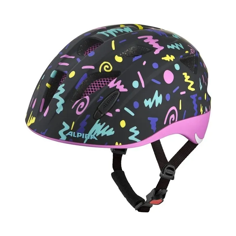 Kask rowerowy ALPINA XIMO FLASH BLACK-CONFETTI MATT 49-54