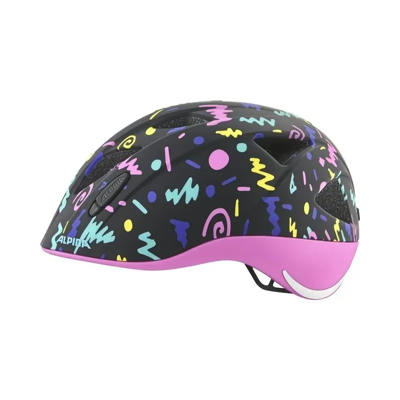 Kask rowerowy ALPINA XIMO FLASH BLACK-CONFETTI MATT 49-54