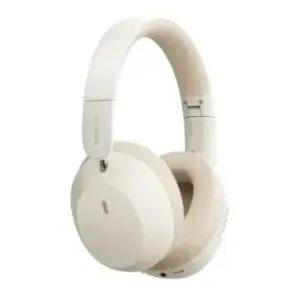 Baseus Bass 35 Max Headphones Wired &amp Wireless Head-band Music USB Type-C Bluetooth Beige