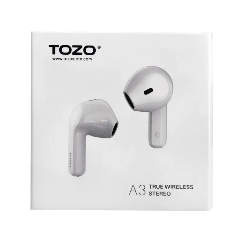 TOZO A3 True Wireless Stereo (TWS) USB Type-C Bluetooth In-Ear Headset White