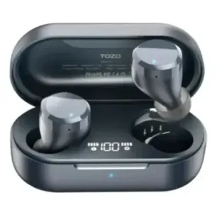 TOZO T12S True Wireless Stereo (TWS) In-Ear USB Type-C Bluetooth Headset Black