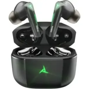 TOZO Gaming Pods True Wireless Stereo (TWS) In-Ear USB Type-C Bluetooth Gaming Headset Black