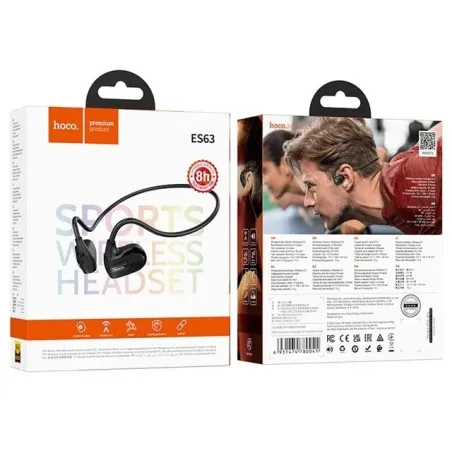 Hoco ES63 Graceful Headset Wireless Air-conduction Connectivity/Music Bluetooth Black