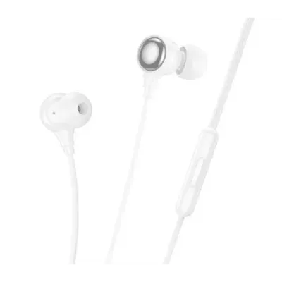 Hoco M116 Benevolent Wired Headset White