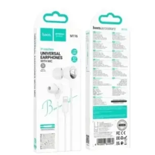 Hoco M116 Benevolent Wired Headset White