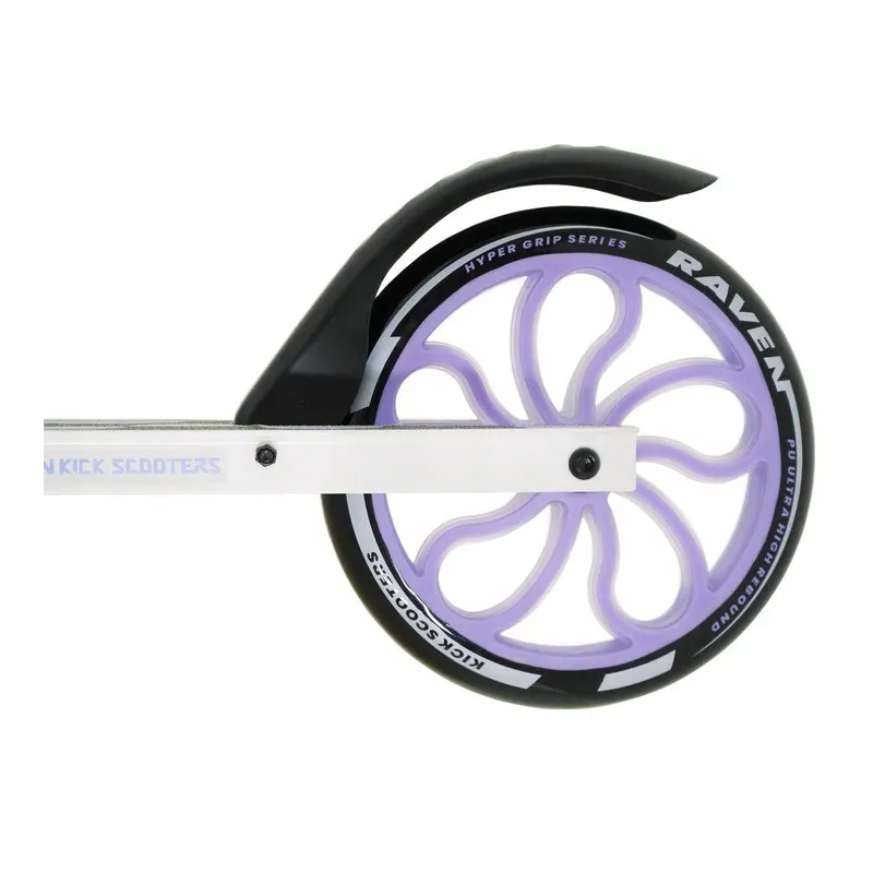 Складной самокат Raven Galaxia Holo 200mm LED колеса с держателем для бутылки