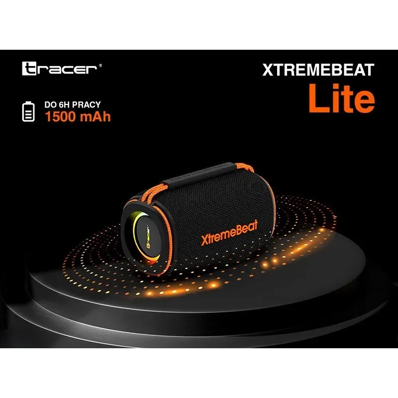 Tracer XtremeBeat Lite TWS Portable Bluetooth Speaker Black 10 W