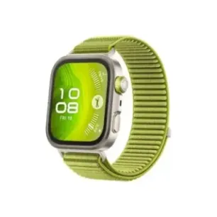 Huawei Watch FIT4 Pro, 3D Woven Green Strap, Titanium Body, Seiya-B29