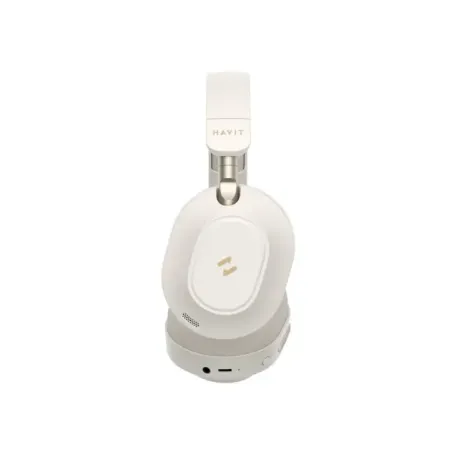 Havit H668BT - BT cordless headphones, beige