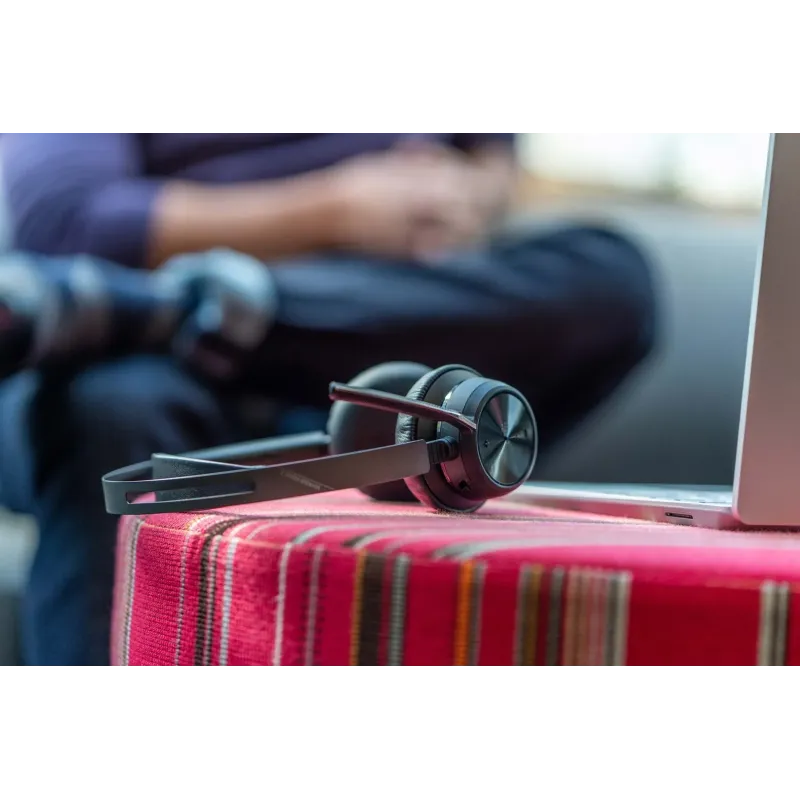 POLY Voyager Focus 2 Microsoft Teams Certified USB-C-C Headset +USB-C/A Adapter