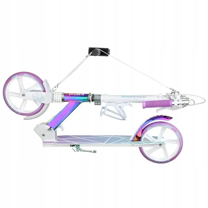 Tõukeratas Raven Estelle PRO White 200mm käsipiduri, kella, pudelihoidja ja esivedrustusega