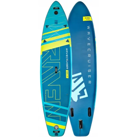 SUP aerusurfi laud Raven WaveCruiser Blue/Lime 350cm Komplekt