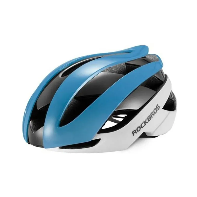 ROCKBROS Adjustable cycling helmet M 55-58 cm Blue-White