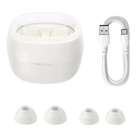 Baseus Bowie WM02 wireless headphones (white)