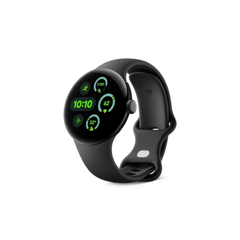 Google Pixel Watch 3 AMOLED 41 mm Digital Touchscreen Black Wi-Fi GPS (satellite)
