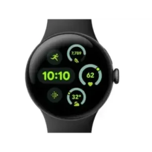 Google Pixel Watch 3 AMOLED 41 mm Digital Touchscreen Black Wi-Fi GPS (satellite)