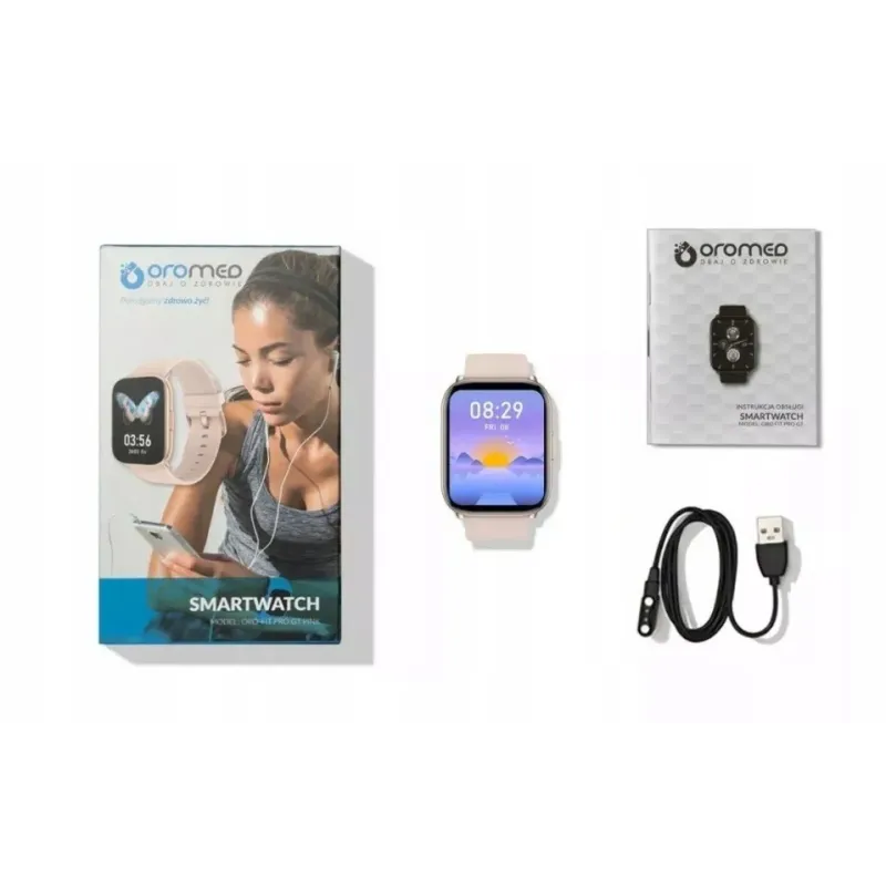 Oromed ORO-FIT PRO GT 4.52 cm (1.78&quot) AMOLED Digital 368 x 448 pixels Touchscreen Pink