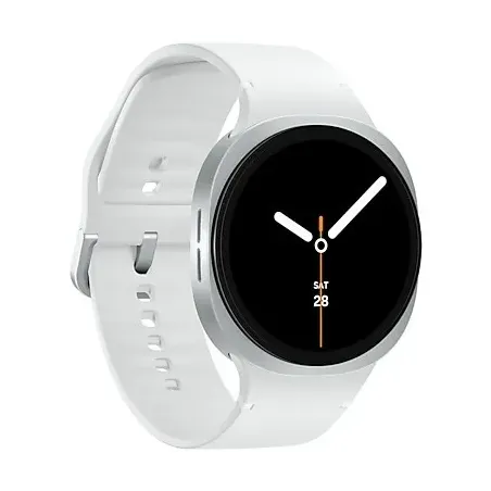 Samsung Galaxy Watch 8 3.81 cm (1.5&quot) AMOLED 44 mm Digital 480 x 480 pixels Touchscreen Silver Wi-Fi GPS