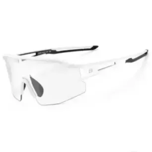 Rockbros 10172 UV400 white photochromic cycling glasses