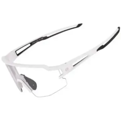 Rockbros 10172 UV400 white photochromic cycling glasses