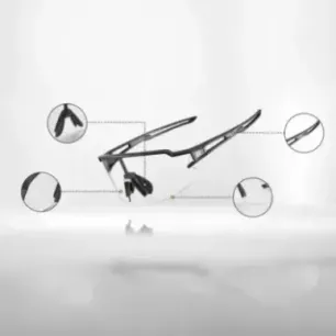 Rockbros 10175 UV400 photochromic cycling glasses, black