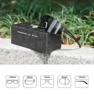 Rockbros 10175 UV400 photochromic cycling glasses, black