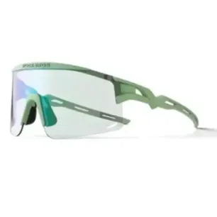 Photochromic cycling glasses with UV protection and prescription insert Rockbros 14110023001 green