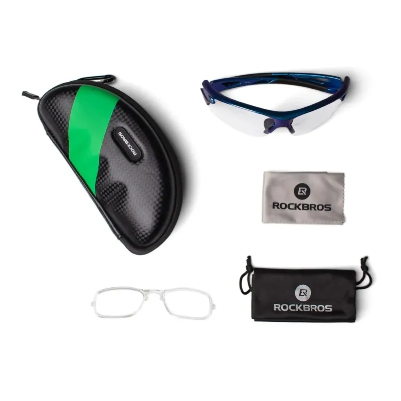 Rockbros 10069 UV400 blue photochromic cycling glasses