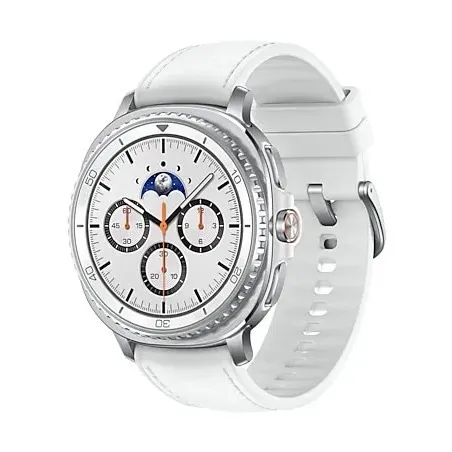 Samsung Galaxy Watch 8 Classic 3.3 cm (1.3&quot) AMOLED 46 mm Digital 438 x 438 pixels Touchscreen Silver Wi-Fi GPS